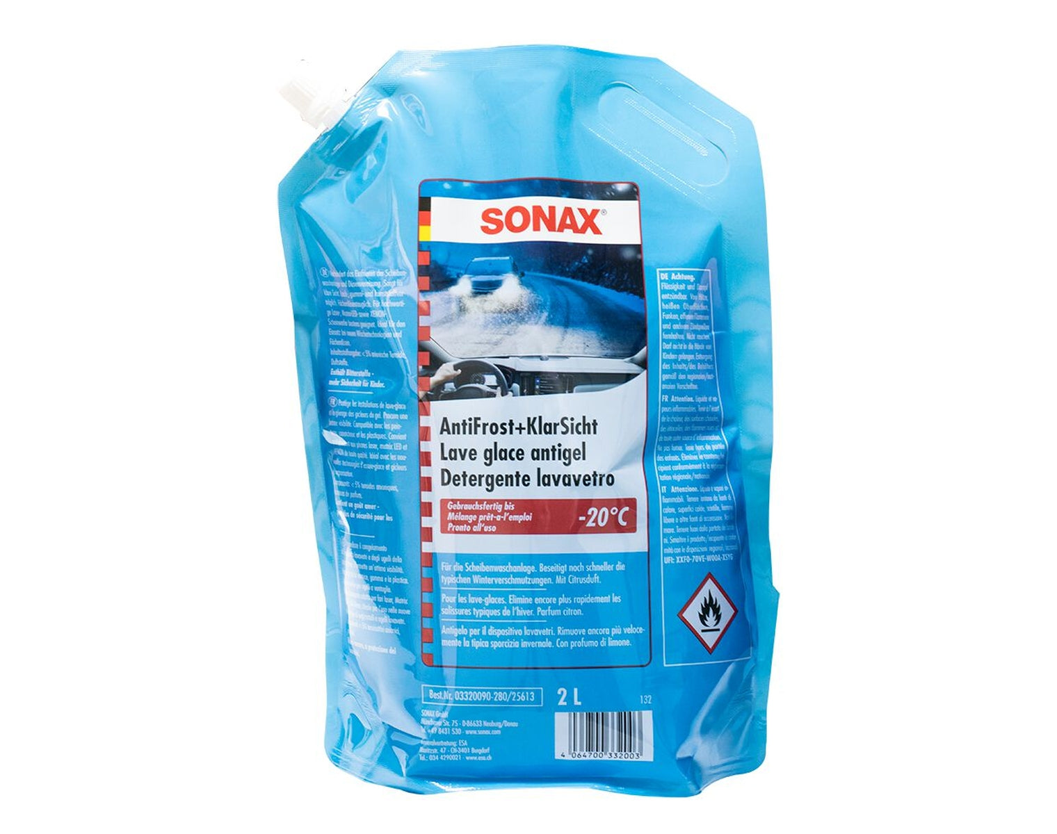 Sonax Antifrost + Klarsicht bis -20°c, 2l 